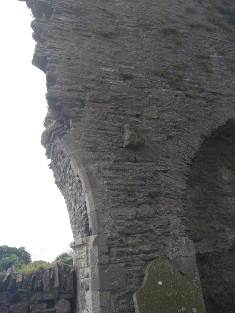 A very weathered Sile na gig at Abbeylara