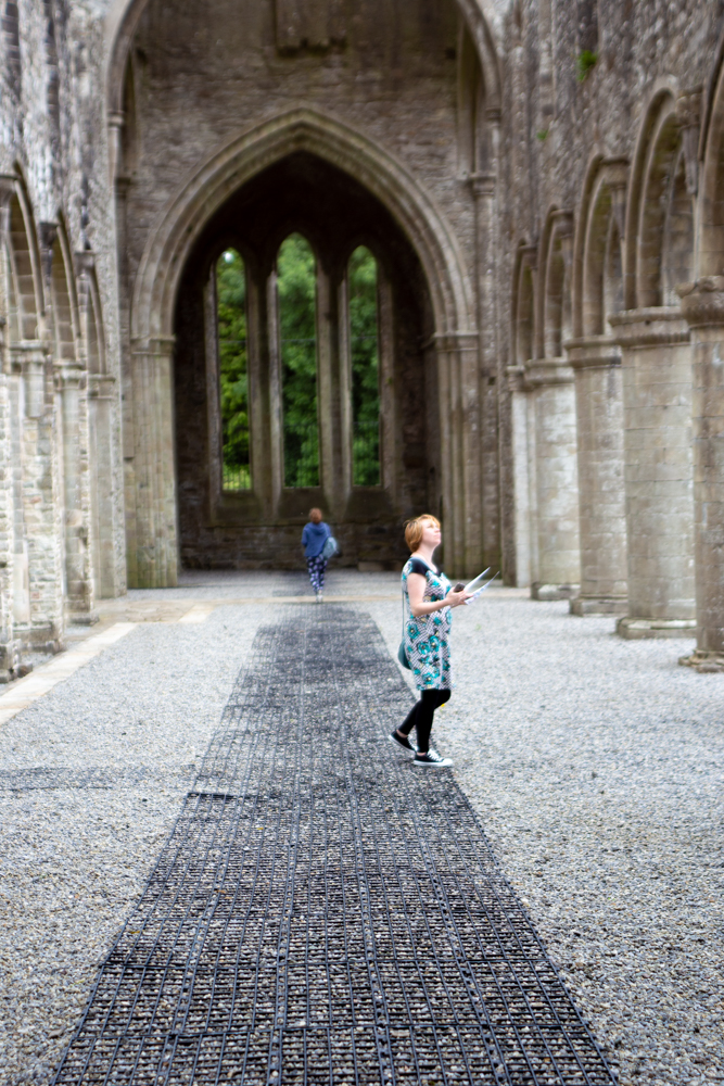 Searching for Sile na gig at Boyle Abbey