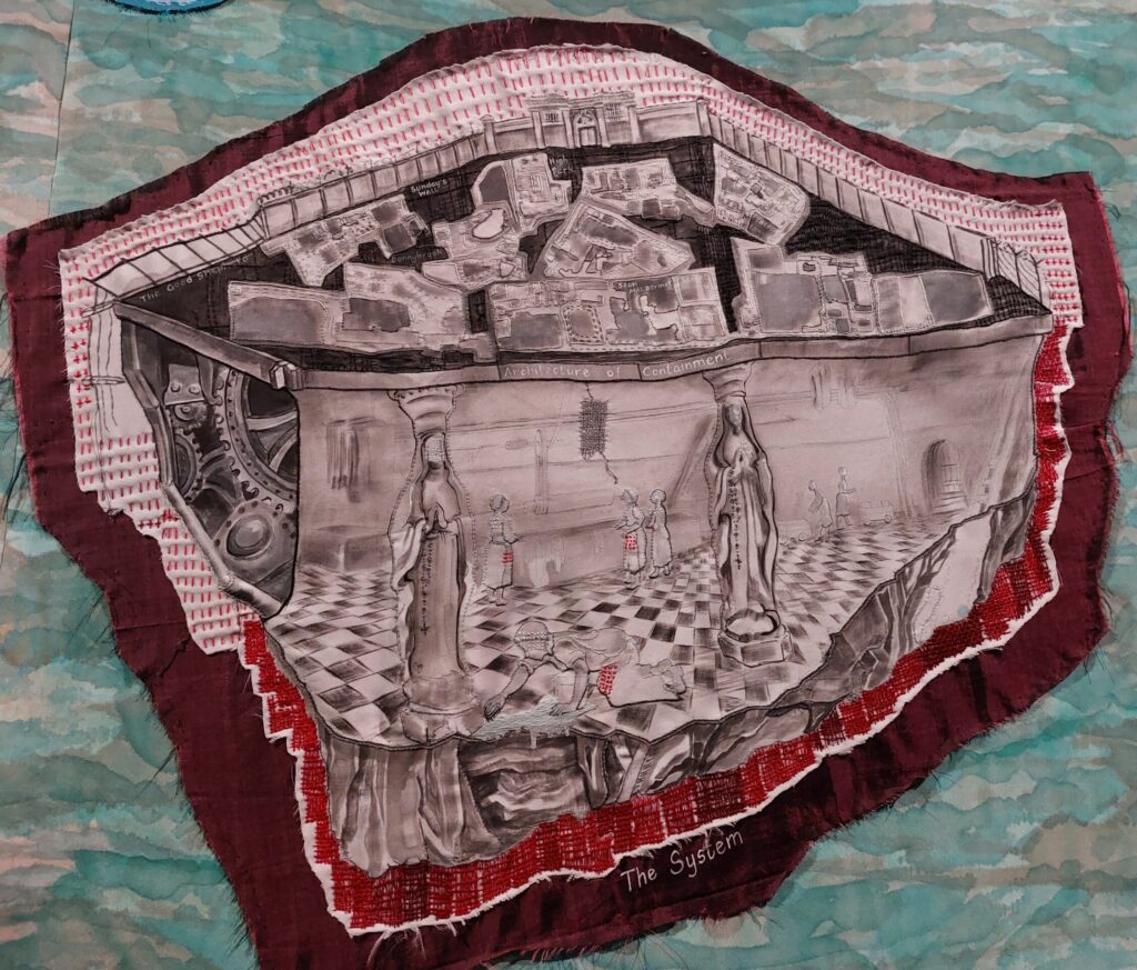Detail from The Map by Alice Maher and Rachel Fallon